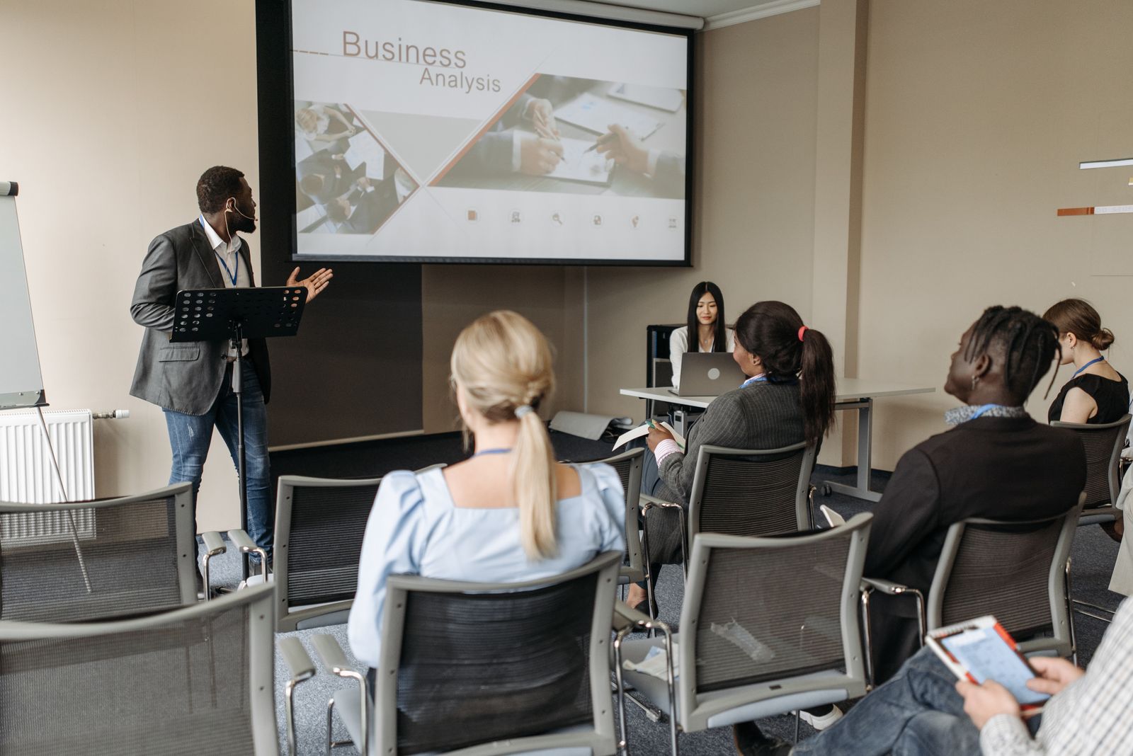 Corporate training session at Highline